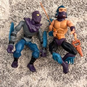 Original Shredder and Foot Soldie Action Figures